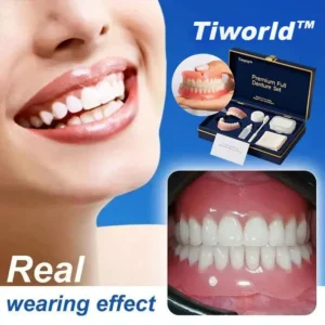 🔥Ends Today: 70% OFF!(Affordable Beauty🧏‍♀️🧏‍♂️)--Tiworld™ --Advanced Customized Full Denture Set🦷