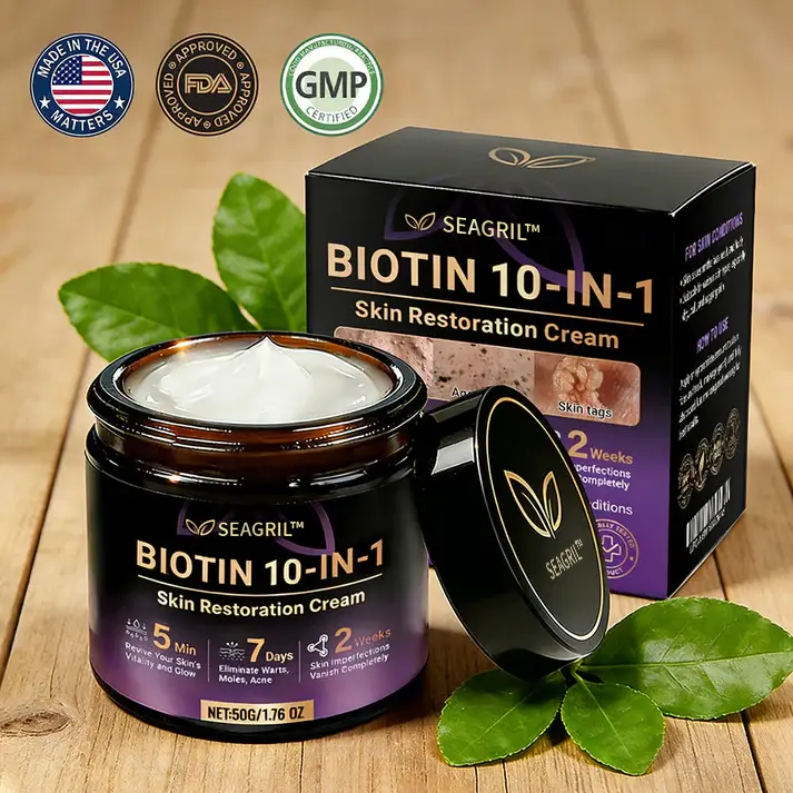 Made and Shipped from USA ✨Tiworld™ Biotin 10-in-1 Skin Restoration Cream 🍀