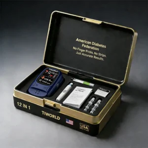 🔥Only Limited Stock Left🏆TIWORLD™ Non-Invasive Blood Glucose Monitor 5 Seconds 99% Accuracy (Mayo Clinic Recommended)