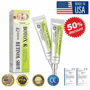 👏🌿Proudly Made in the USA💫Tiworld® Advanced Peptide Botox-Style + Vita-A Retinol Lifting Renewal Cream – Today Only 70% OFF