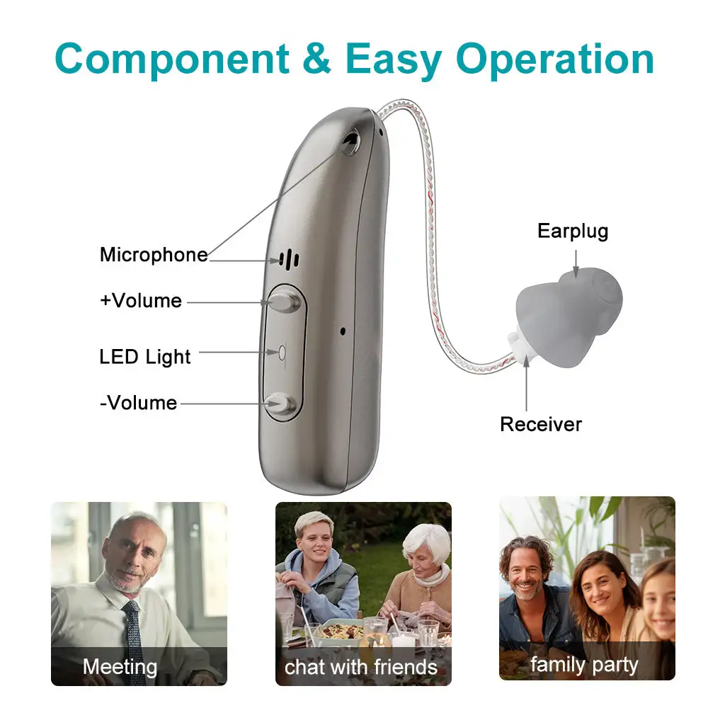 TIWORLD™ Smart, Self-Fitting Bluetooth Hearing Aids (App Controlled)