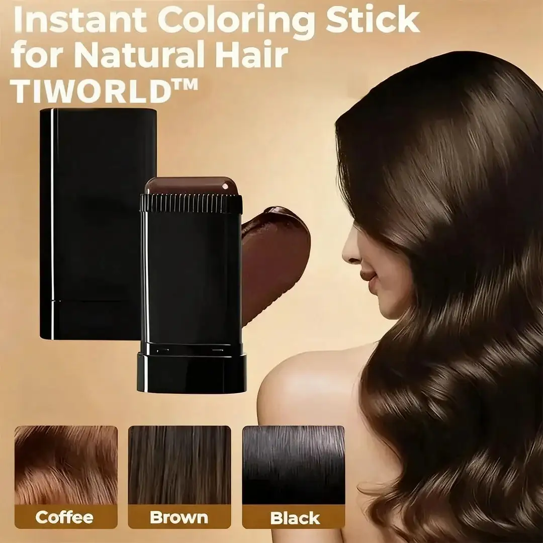 Tiworld™ Natural Hair Instant Stick Colorant • Easy & Quick Hair Touch-Up