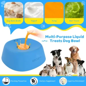 🐾Tiworld™ Vet-Recommended Slow Feeder Bowl for Dogs & Cats - Interactive Anti-Gulping Pet Dish for Healthy Tummies