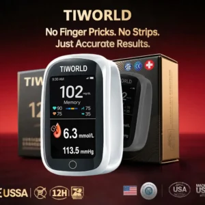 🔥2026 Final 2 Hours : Only Limited Stock Left🏆TIWORLD™ Non-Invasive Blood Glucose Monitor – 5 Seconds 99% Accuracy （Mayo Clinic Recommended）