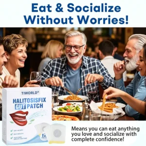 🔥Best Seller🔥Tiworld® HalitosisFix Gut Patch-Regulates intestinal flora and eliminates oral odor🎉Special limited-time discount