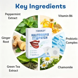 🔥Best Seller🔥Tiworld® HalitosisFix Gut Patch-Regulates intestinal flora and eliminates oral odor🎉Special limited-time discount