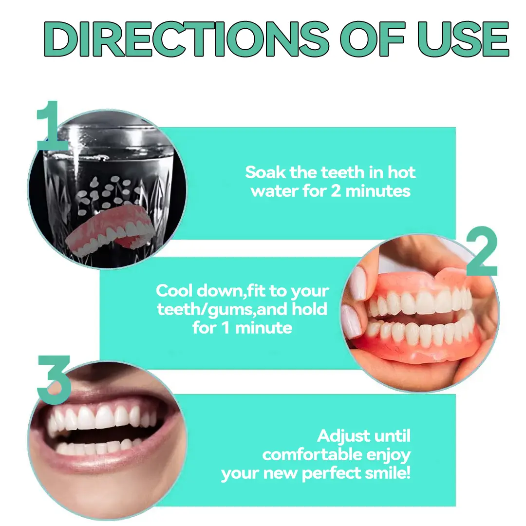 🌎Ends Today: 70% OFF!⏰Tiworld® Premium Denture🍀AdaptableFit Functional Dentures🦷Obtain American Dental Association (ADA) Certification