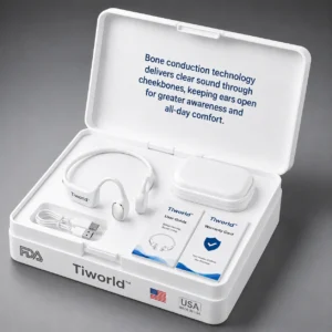 🔥 Final 2 Hours : Only Limited Stock Left🏆𝗧𝗶𝘄𝗼𝗿𝗹𝗱™ Bone Conduction Smart Hearing Headphones (Mayo Clinic Recommended)