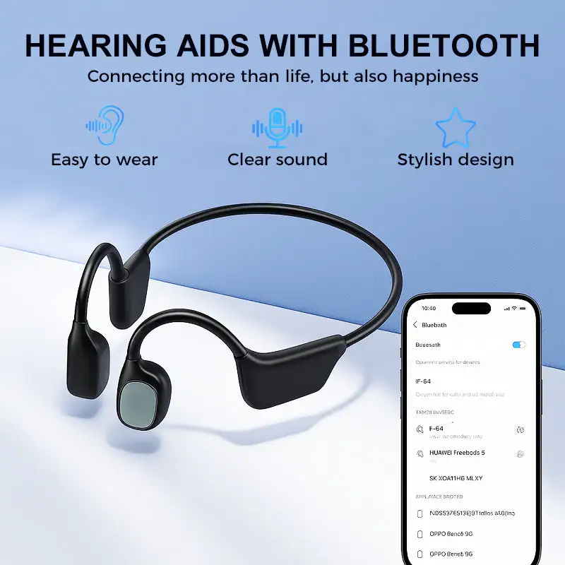 🔥 Final 2 Hours : Only Limited Stock Left🏆𝗧𝗶𝘄𝗼𝗿𝗹𝗱™ Bone Conduction Smart Hearing Headphones (Mayo Clinic Recommended)