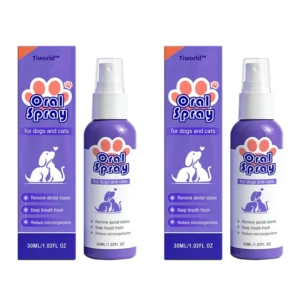 Tiworld® Pet Oral Spray ✅FDA Approved | Freshen Breath, Remove Tartar & Promote gum regeneration, stabilize teeth 🦷🦷