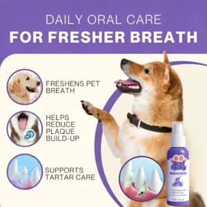 Tiworld® Pet Oral Spray ✅FDA Approved | Freshen Breath, Remove Tartar & Promote gum regeneration, stabilize teeth 🦷🦷