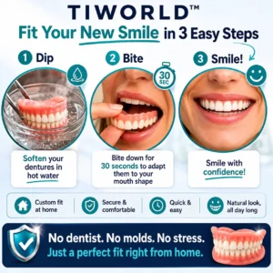 💖 🦷 TIWORLD™ Custom-Fit Dentures ⏰ ENDS TODAY 70% OFF | Smile with Confidence