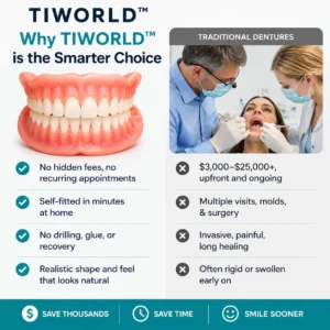 💖 🦷 TIWORLD™ Custom-Fit Dentures ⏰ ENDS TODAY 70% OFF | Smile with Confidence