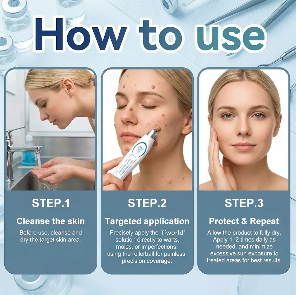 FDA Registered Facility | Tiworld® 7-Day Skin Tag & Spot Eraser Painle
– camelleshop
