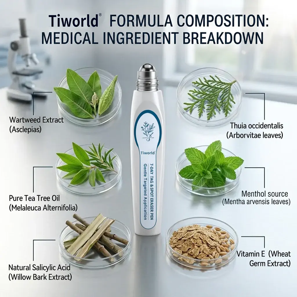 FDA Registered Facility | Tiworld® 7-Day Skin Tag & Spot Eraser Painle
– camelleshop
