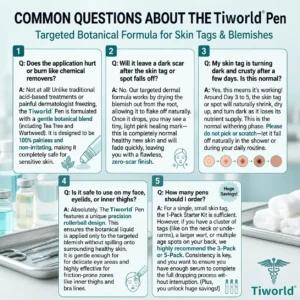 FDA Registered Facility | Tiworld® 7-Day Skin Tag & Spot Eraser Painle
– camelleshop