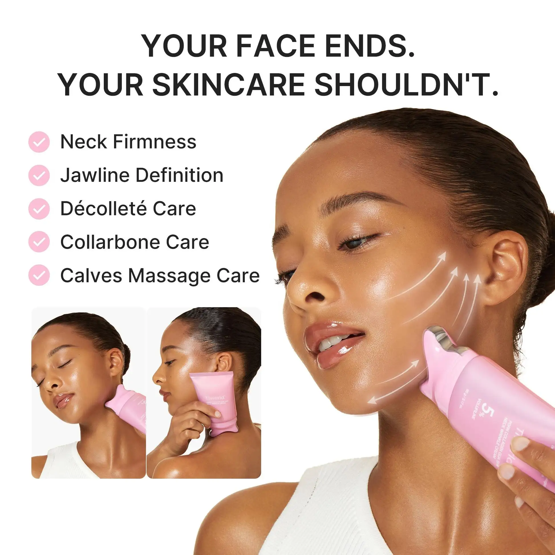 🎀TIWORLD™ PDRN COLLAGEN GUA SHA NECK WRINKLE CREAM