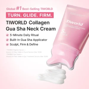 Tiworld Collagen Gua Sha Neck Cream – 5% Volufiline Firming Massage Cream