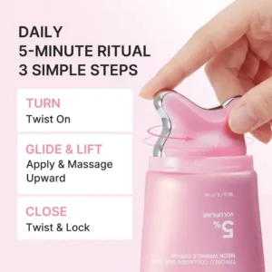 Tiworld Collagen Gua Sha Neck Cream – 5% Volufiline Firming Massage Cream