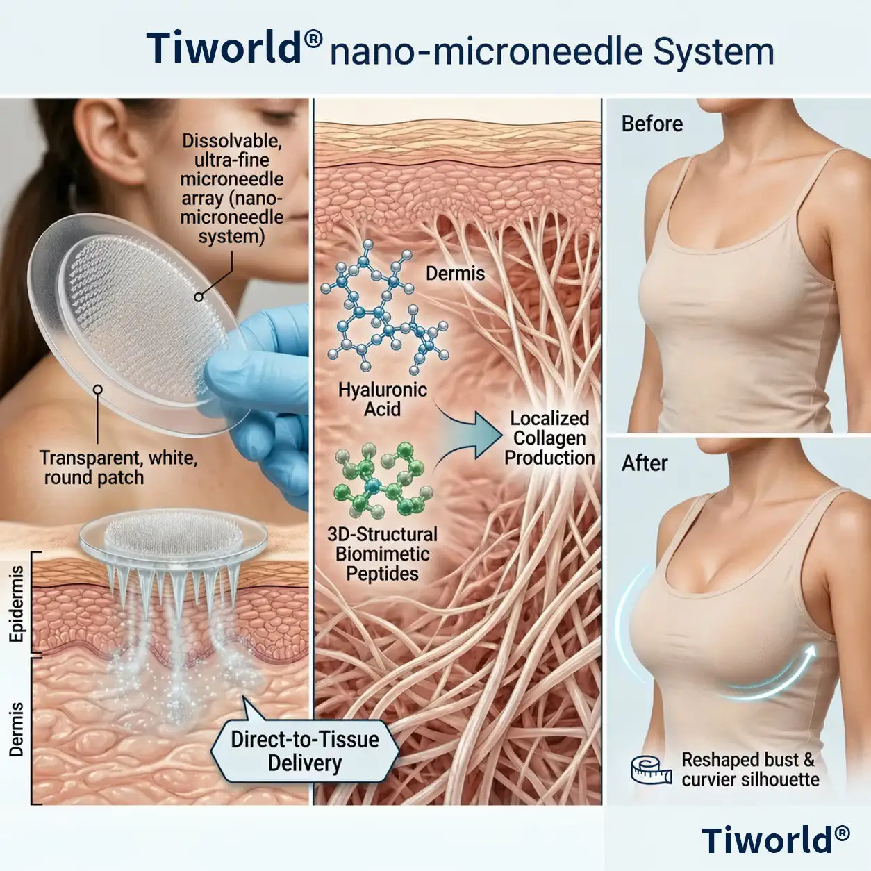 🎀Tiworld® 💥Targeted Breast Enhancement Advanced Nano Microneedle Patch💥💥💥