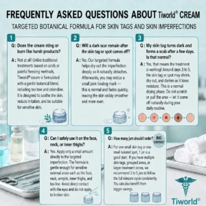 Tiworld® Advanced Corrective Cream for Skin Tags, Moles & Spots – 7-Day Painless, Scar-Free Care for Visible Skin Imperfections
