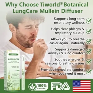 Tiworld® Botanical LungCare Mullein Diffuser