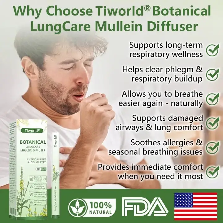 Tiworld® Botanical LungCare Mullein Diffuser