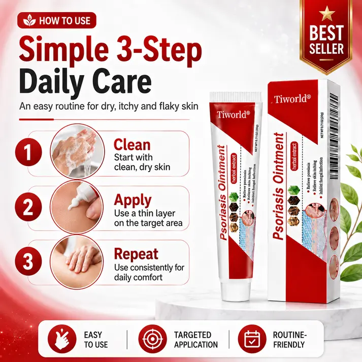 Tiworld® Botanical Skin Relief Ointment for Dry, Itchy & Flaky Skin