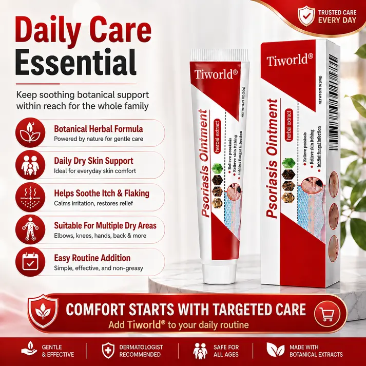 Tiworld® Botanical Skin Relief Ointment for Dry, Itchy & Flaky Skin