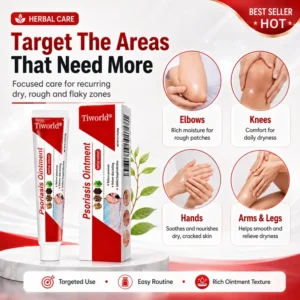 Tiworld® Botanical Skin Relief Ointment for Dry, Itchy & Flaky Skin