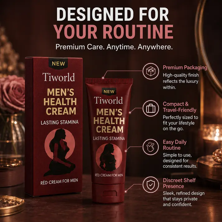 Tiworld® Cream for Men | Increase your penis size by up to 4.5 cm in just 7 days!