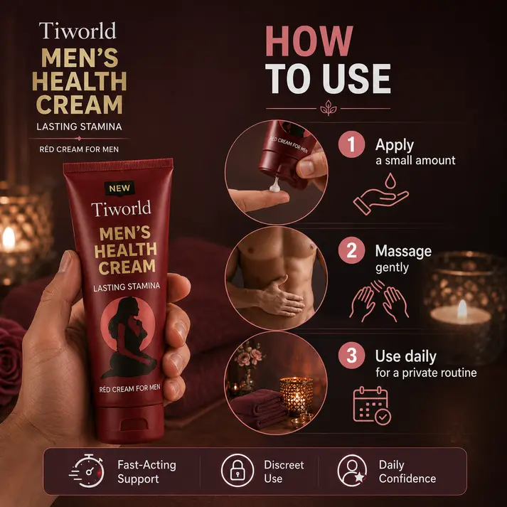 Tiworld® Cream for Men | Increase your penis size by up to 4.5 cm in just 7 days!