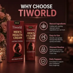 Tiworld® Cream for Men | Increase your penis size by up to 4.5 cm in just 7 days!