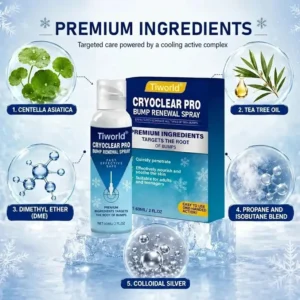 Tiworld® CryoClear Pro Bump Renewal Spray